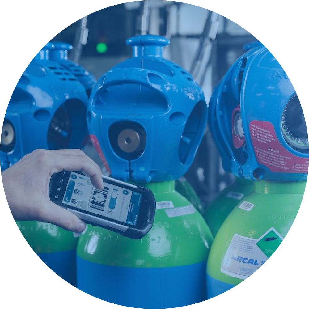 Woman working with machinery